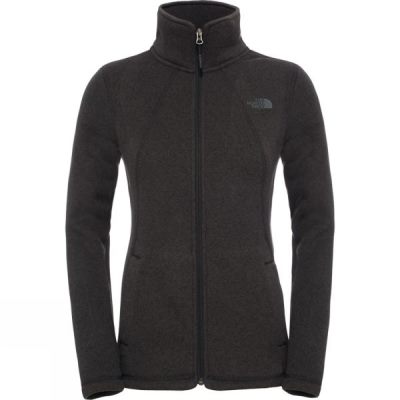 Fleece The North Face Crescent Full Zip Mujer - Negras - Chile NBA748206